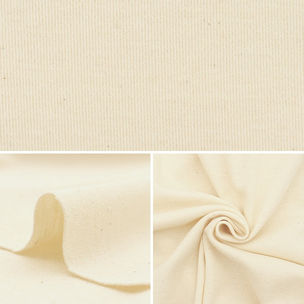 [From quantity 5] Fabric "Organic cotton 40 smooth cream R-0529-S-1"