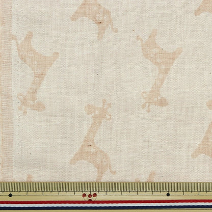 [From quantity 5] Fabric "Organic cotton double gauze Kirin pattern R-0529-J-12]