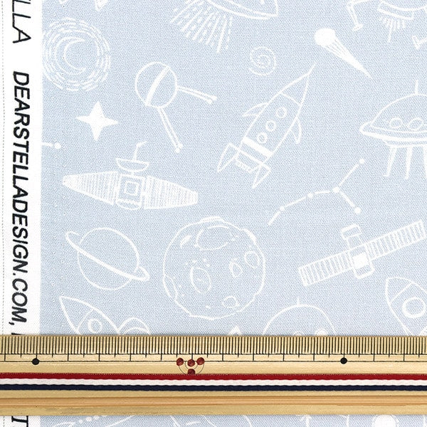 [From quantity 5] Fabric "USA Cotton Inter Galactic D2269-CANAL"