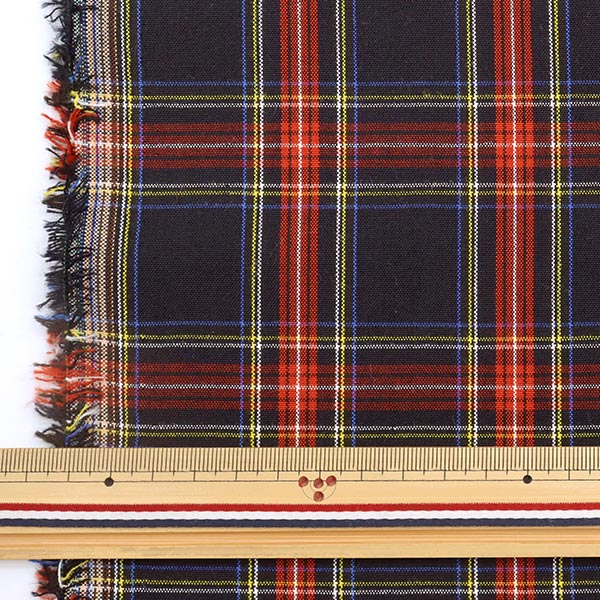 [From quantity 5] Fabric "TR Tartan Silky Brushed Check Reder x Con TRC8000-19"