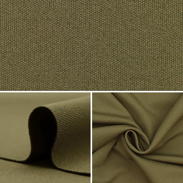 [From quantity 5] Fabric "Sweat-absorbing / quick-drying ester mussum khaki DDN2800-257"