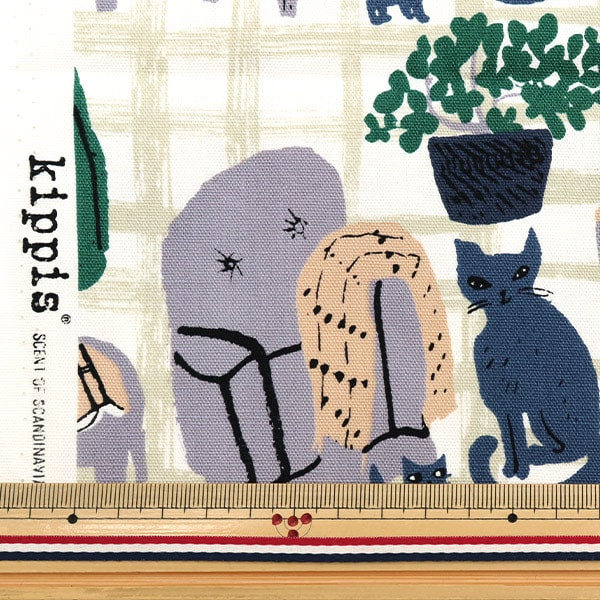 [From quantity 5] Fabric "Kippis (Kippis) Oxford Hugge Pale Green KPO-62A]