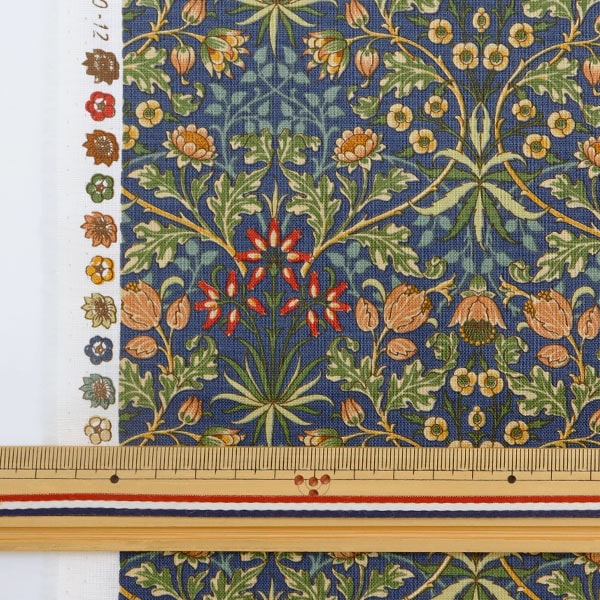 [From quantity 5] Fabric "Best of Morris Best of Morris Sheeting Hyacinth 33496-18]