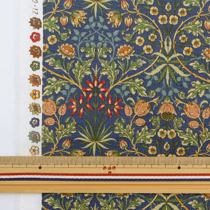 [From quantity 5] Fabric "Best of Morris Best of Morris Sheeting Hyacinth 33496-18]