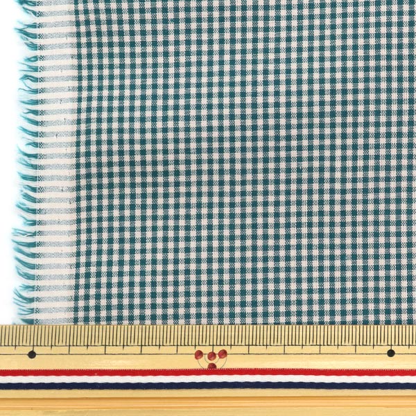 [From quantity 5] Fabric "Gingham check of dull color color 14300-1-9"