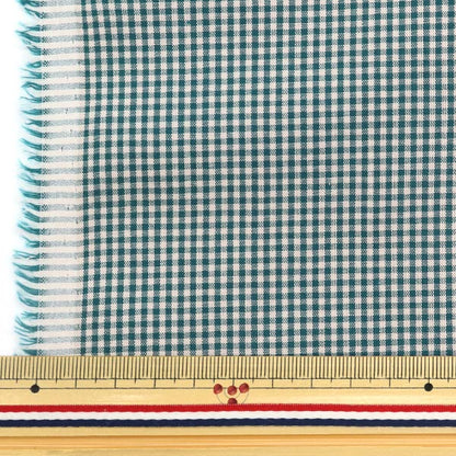[From quantity 5] Fabric "Gingham check of dull color color 14300-1-9"