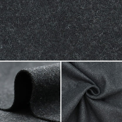 [From quantity 5] Fabric "Wool-blended soft texture washable charcoal gray WPS4300-97CG"