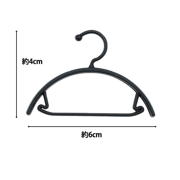 Miniature Craft "Miniature Parts Doll Hanger Assortment B Approximately 6cm 3 pieces DSA2240-6B"