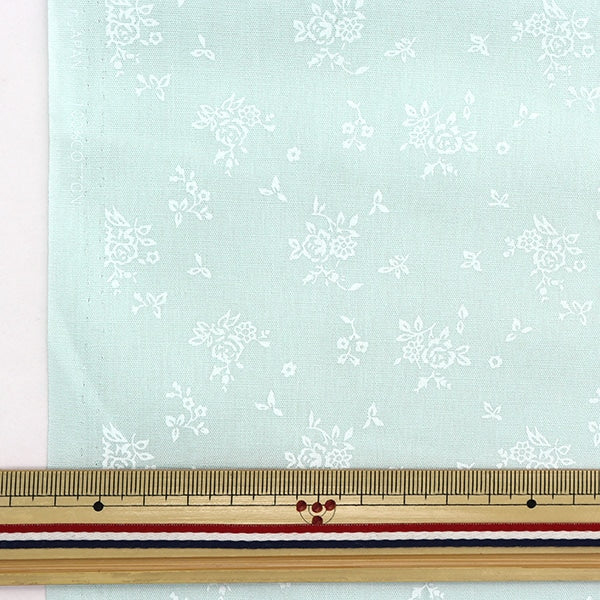 [From quantity 5] Fabric 『Poplin Homy Collection Lacquer Bouquet HC1010S-C]