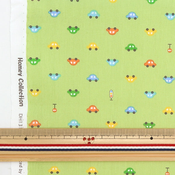 [From quantity 5] Fabric 『Poplin Homy Collection Car Pattern DH13183S-C]