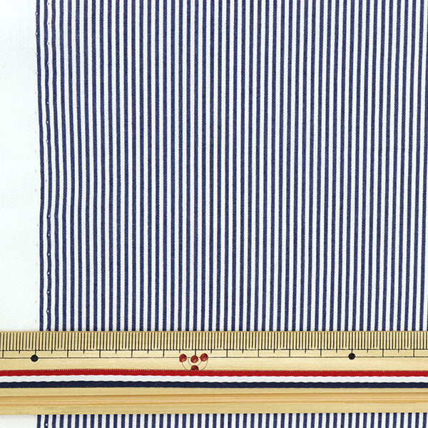 [From quantity 5] Fabric 『Poplin Homy Collection Stripe Pattern DH13196S-F]