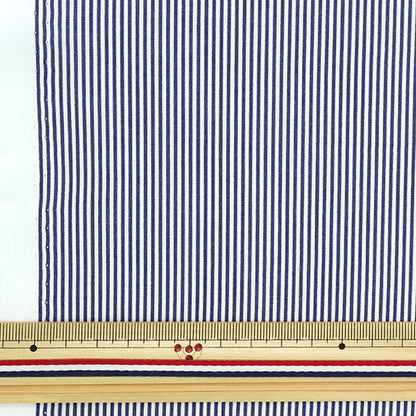 [From quantity 5] Fabric 『Poplin Homy Collection Stripe Pattern DH13196S-F]