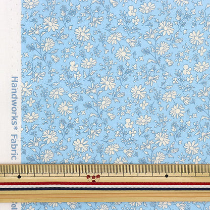 [From quantity 5] Fabric 『Poplin Homy Collection single color flower DH10061S-B]
