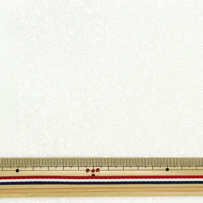 [From quantity 5] Fabric 『Poplin Home Collection single color flower DH10061S-G]