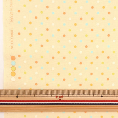 [From quantity 5] Fabric 『Poplin Home Collection Dot DH10085S-C]