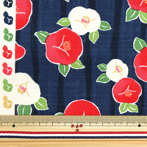 [From quantity 5] Fabric "Doby Tsubaki pattern con conCon AP31901-D"