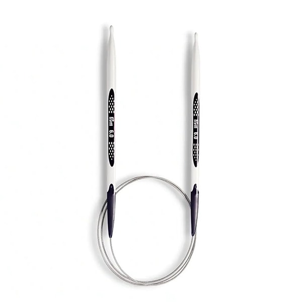 編織針 “人體工程學 圓針 80厘米6.0mm] PRIM
