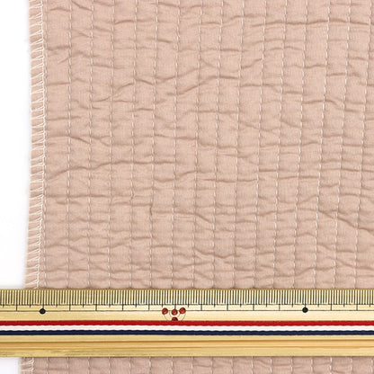[From quantity 5] Fabric "Iburukilt Pink Beige Kof-53H-PBE"