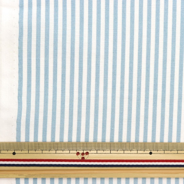 [From quantity 5] Fabric 『Scare Print Home Collection Stripe Mint DH10486S-D]