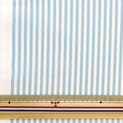[From quantity 5] Fabric 『Scare Print Home Collection Stripe Mint DH10486S-D]