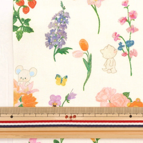 [From quantity 5] Fabric "60 Loan Digital Print 22fabric Flower Tree Off DP-4420-2A"