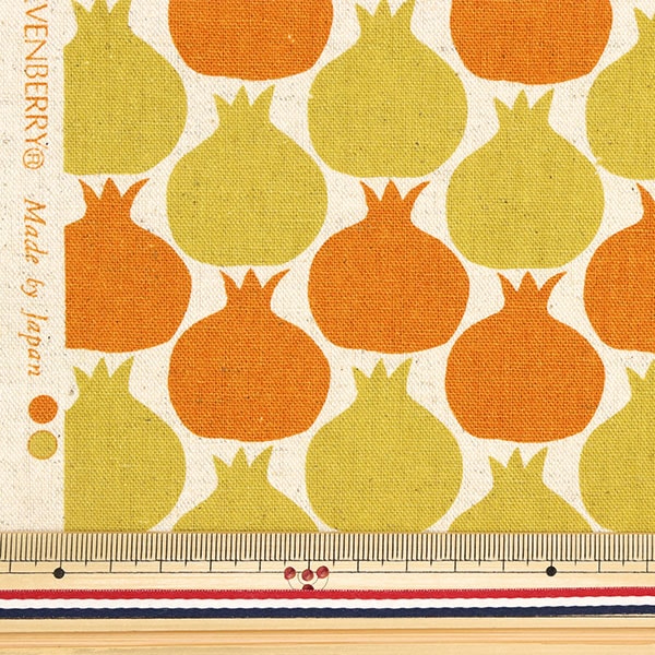 [From quantity 5] Fabric "Cotton hee canvas pomegranate yellow 850397-3"