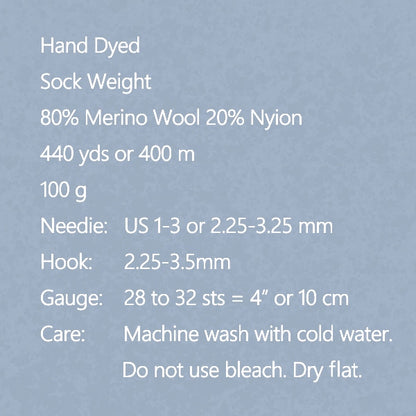 袜子纱线 纱线 “ Nocta 1202颜色” Gusto Wool Gast羊毛