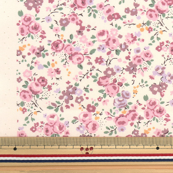 【数量5から】 生地 『ブロード 小花柄 ピンク KTS6923-A』 COTTON KOBAYASH コットンこばやし 小林繊維