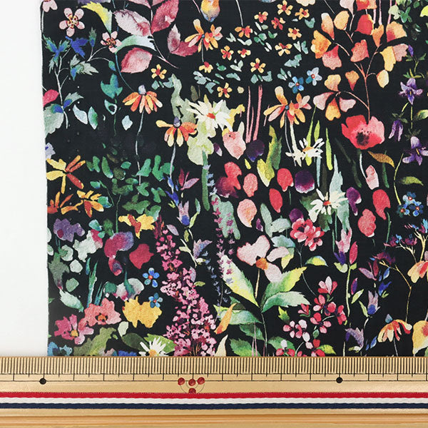 [From quantity 5] Fabric "Liberty Fabric Recycled Nylon Lip Ferda 21-3631116-UR" Liberty Japan
