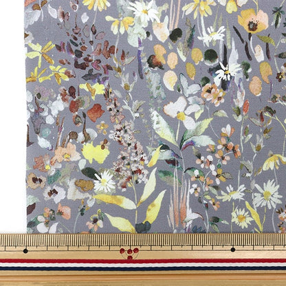 [From quantity 5] Fabric "Liberty Fabric Recycled Nylon Lip Ferda 21-363116-XR" Liberty Japan