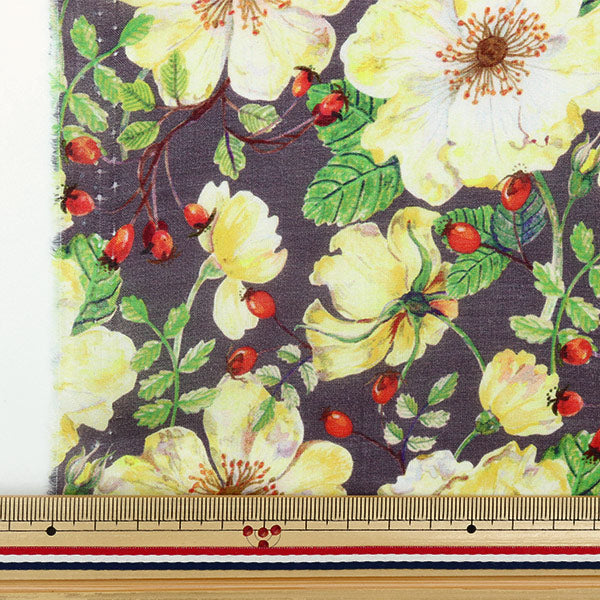[From quantity 5] Fabric "Liberty Fabric LiyoselLawn Doreset Rose DC30096-BS] Liberty Japan