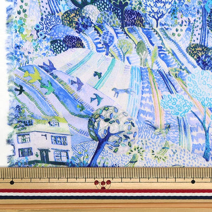 [来自数量5] 织物 “自由结构 塔纳草坪 皇家橡树屋3637281-y] Liberty Japan
