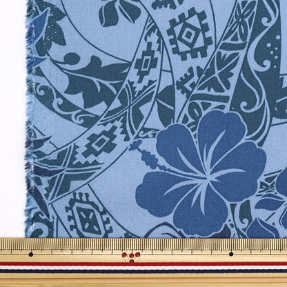 [From quantity 5] Fabric "Broad Hawaii Amplint Blue 208-B"