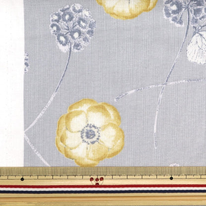 [From quantity 5] Fabric "Moment cotton linenSheeting Anemone Gray 142-1293-A3]