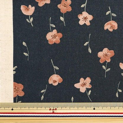 [From quantity 5] Fabric "Moment cotton linenSheeting Porchelaka Black 142-1293-B4]