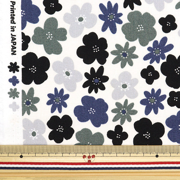 [From quantity 5] Fabric 『Sheeting Pygmy World Flower Monotone AP32904-1D]