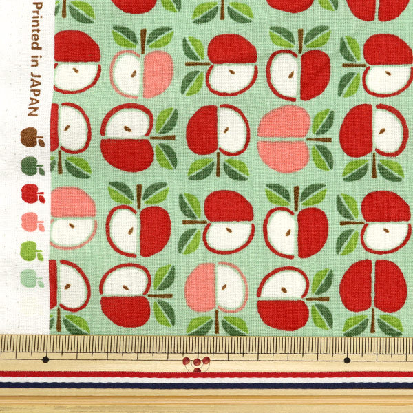 [From quantity 5] Fabric 『Sheeting Pygmy World Apple Green AP32904-2D]