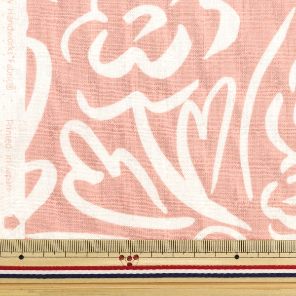 [From quantity 5] Fabric "Cotton hee canvas Kotibara Pink FF10513-A"
