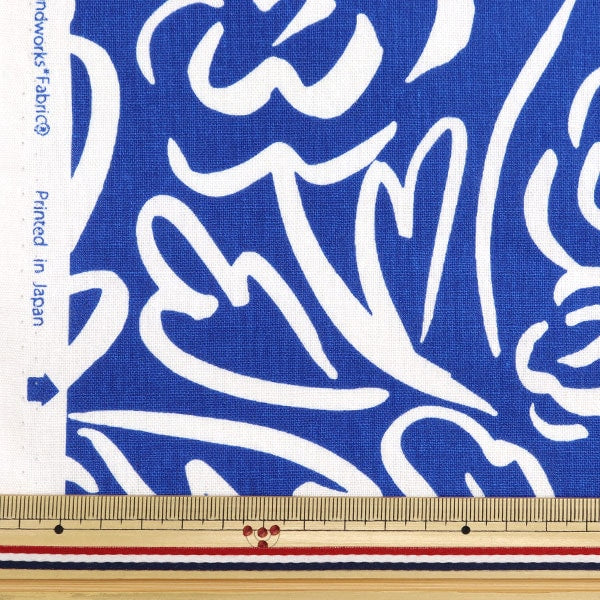 [From quantity 5] Fabric "Cotton hemp canvas Kotibara Blue FF10513-D"