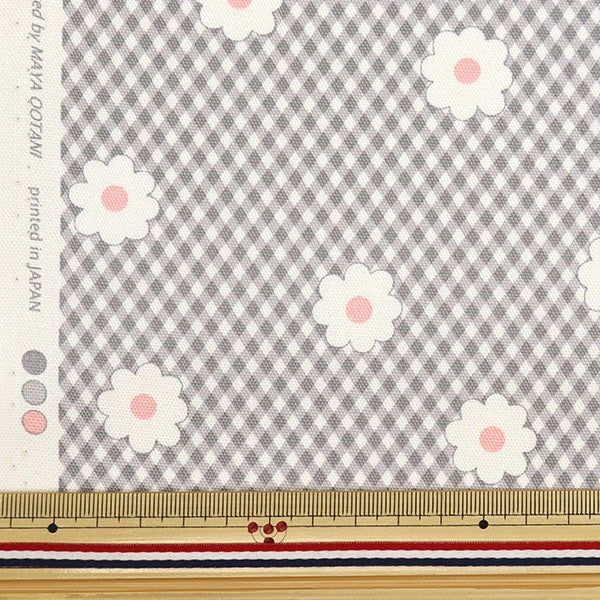 [From quantity 5] Fabric 『Oxford Onnera Gingham x Margaret Gray on10496-E]