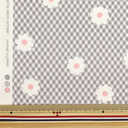 [From quantity 5] Fabric 『Oxford Onnera Gingham x Margaret Gray on10496-E]