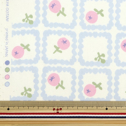 [From quantity 5] Fabric 『Oxford Onera Scandinavian floral mint on10497-C]
