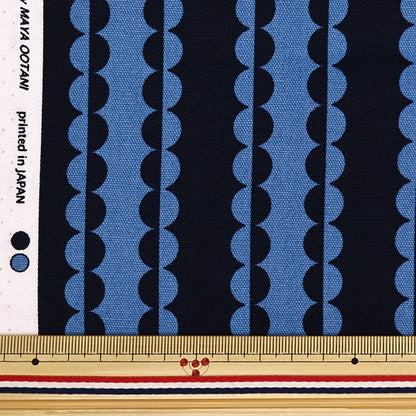 [来自数量5] 织物 『牛津布 Onner Dot Stripe Navy On10498-D]