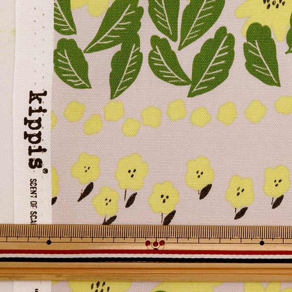 [From quantity 5] Fabric "Kippis (Kippis) Oxford Market Margaret Light Gray KPO-69B]