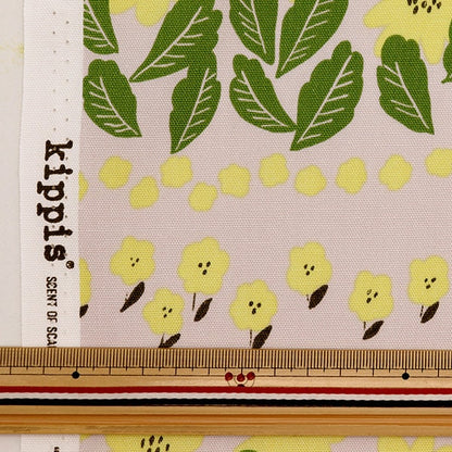 [From quantity 5] Fabric "Kippis (Kippis) Oxford Market Margaret Light Gray KPO-69B]