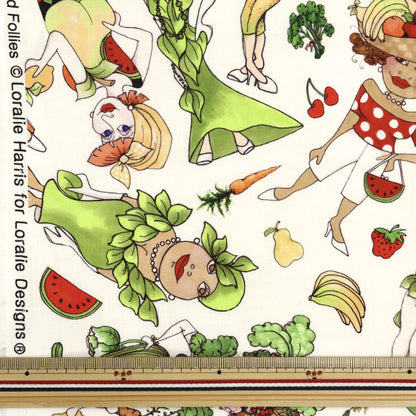 [From quantity 5] Fabric "USA Cotton Loralai Design Tos Defories Pattern 692-542"