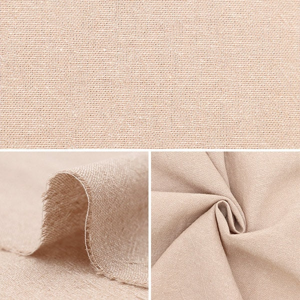 [From quantity 5] Fabric "Remaining thread dyed chambray light pink kof-51LP"