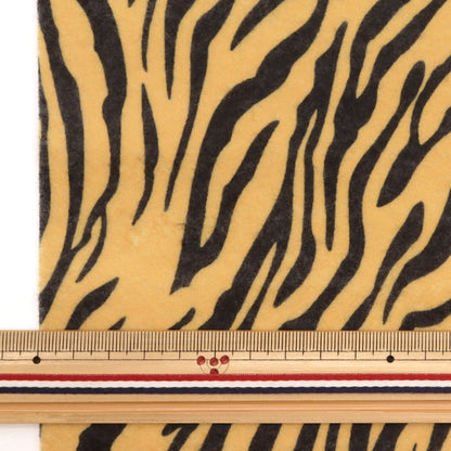 [From quantity 5] Fabric "Print felt animal pattern tiger pattern FP161A-TIG"
