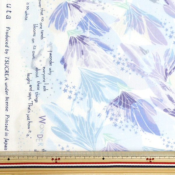 [From quantity 5] Fabric 『Sheeting Misuzu Uta Mysterious KMS-39C]