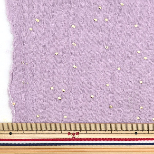 [From quantity 5] Fabric "DOMOTEX Gauze Moon Light Purple DOMO-GA4"